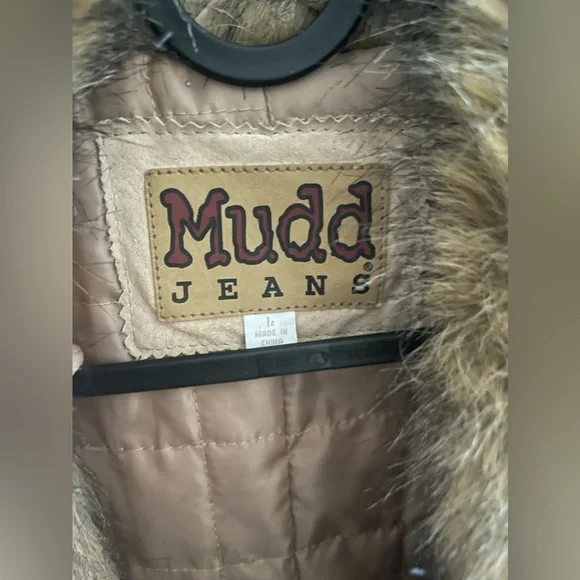 Vintage Y2K Mudd Jeans Leather and Fur Jacket - Picture 5 of 11